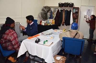 Community outreach low vision screening event